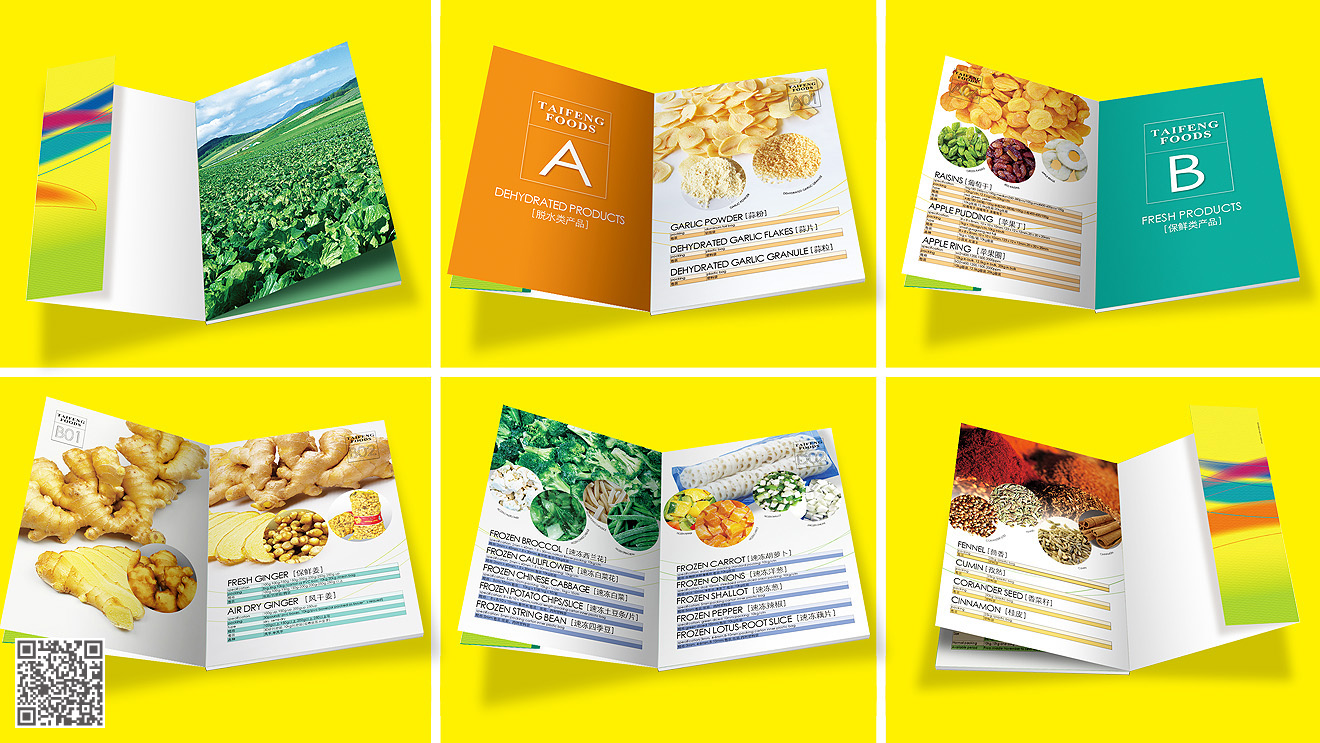 山东泰丰食品画册设计印刷