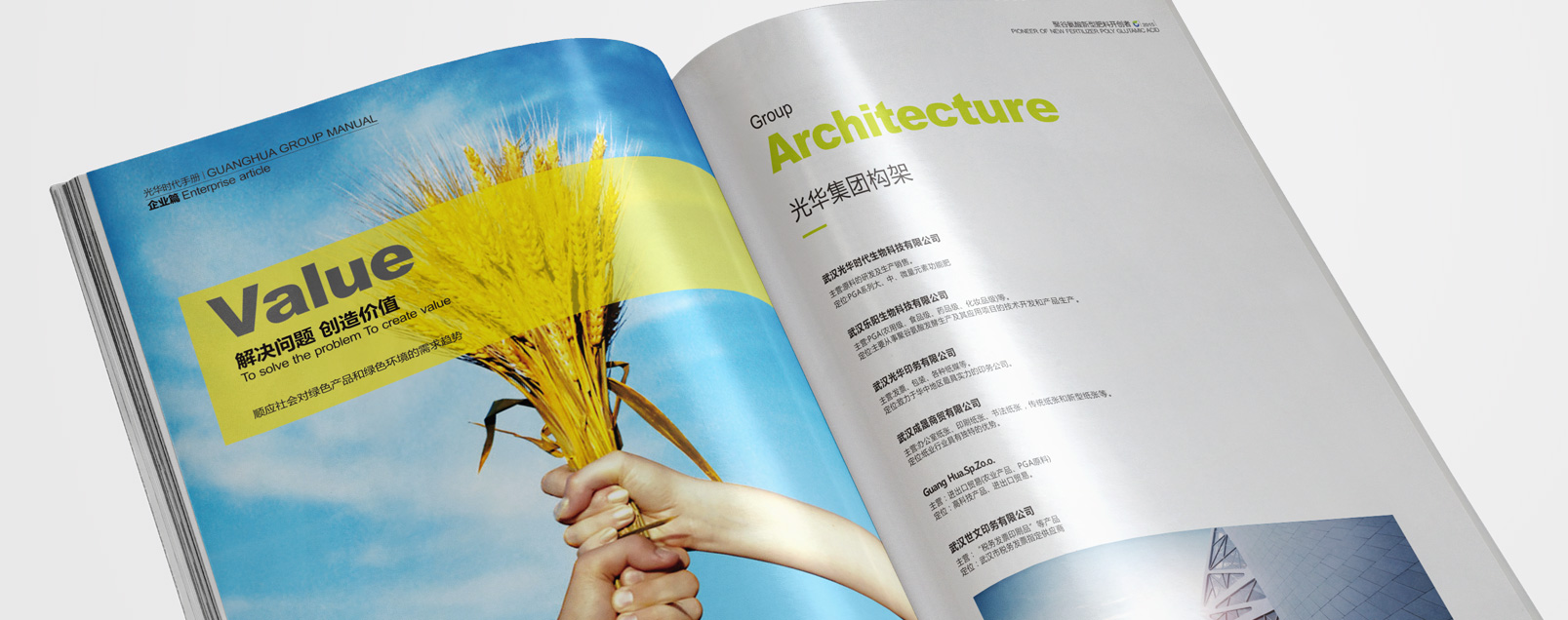 优秀农产品画册设计——光华集团